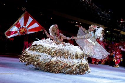 Julinho Nascimento e Rute Alves, 1º casal de mestre-sala e porta-bandeira da Viradouro