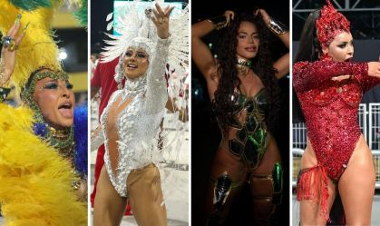 Veja musas e rainhas nos ensaios técnicos de São Paulo e do Rio de Janeiro