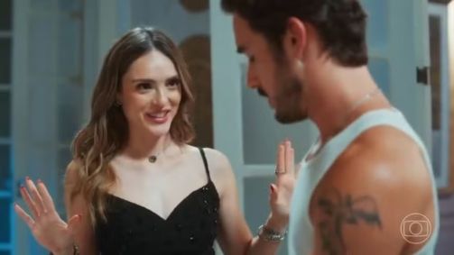 Naiane e João Raul, personagens de "Coração Acelerado"
