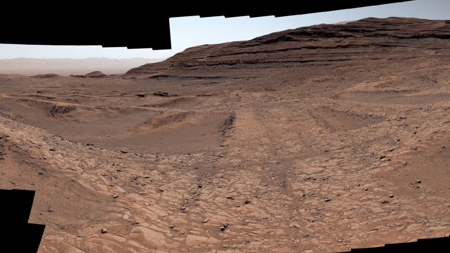 Nasa estuda "teias" deixada pelo rastro de água em Marte • NASA/JPL-Caltech/MSSS