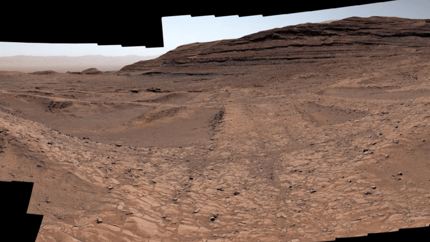 Nasa estuda "teias" deixada pelo rastro de água em Marte • NASA/JPL-Caltech/MSSS