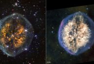 James Webb registra macabra nebulosa com formato de "Crânio Exposto"