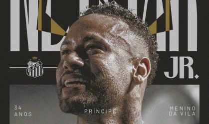 Homenagem do Santos para Neymar