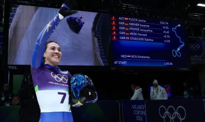 Nicole Silveira terminou o skeleton na 11ª colocação