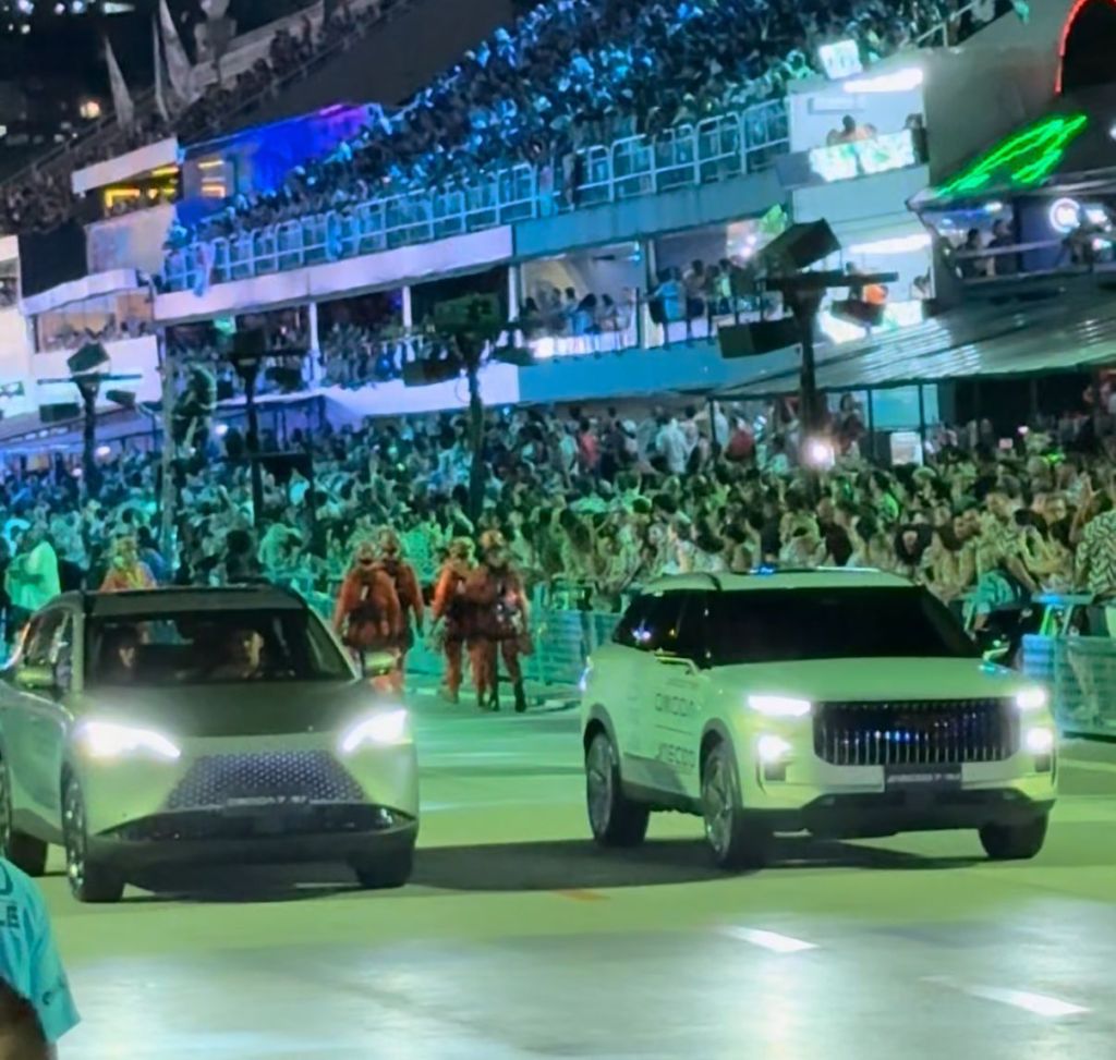 Omoda & Jaecoo marcou presença no Carnaval do Rio de Janeiro, na Sapucaí