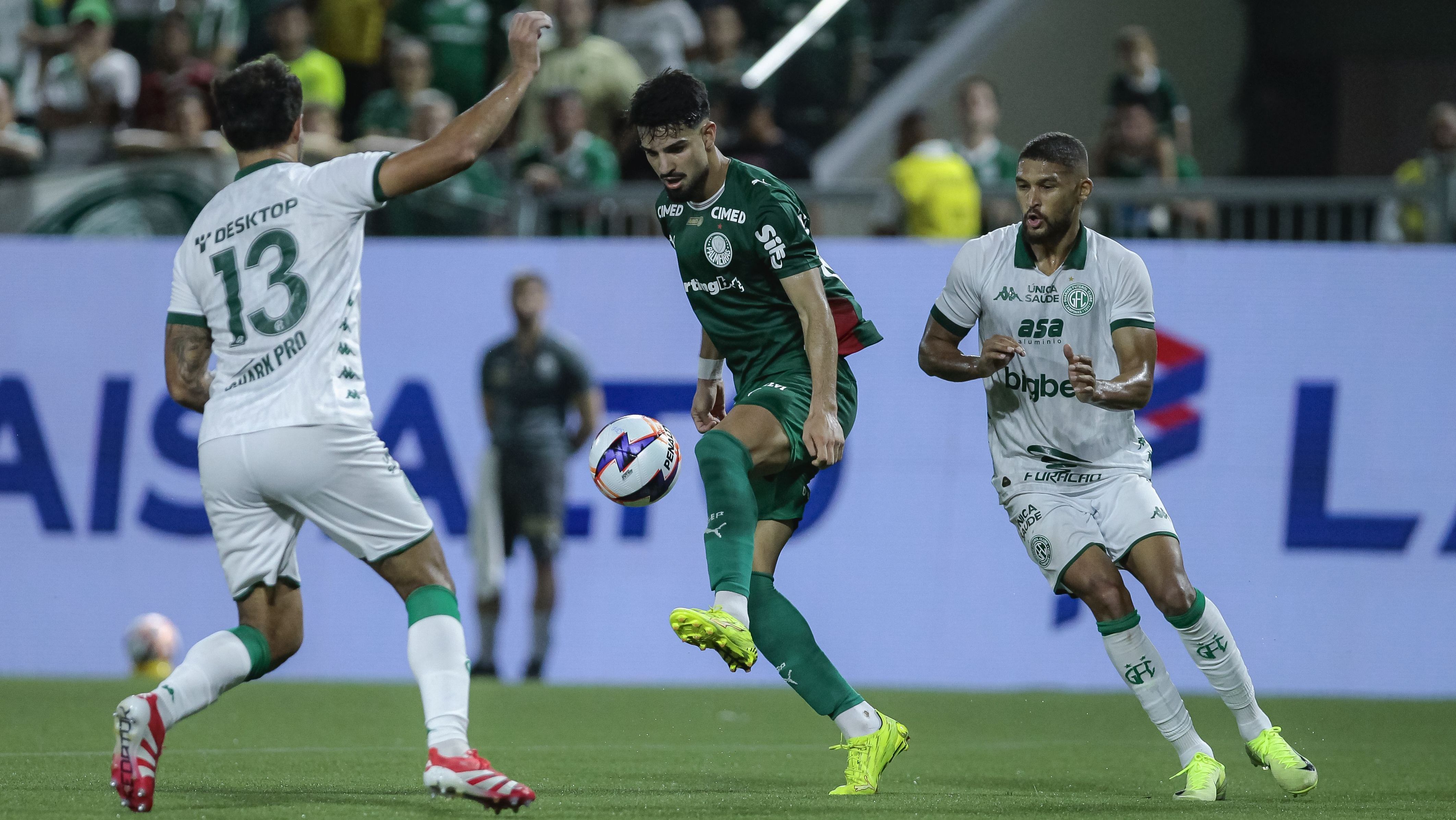 Lance de Palmeiras x Guarani pelo Paulistão 2026