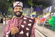 Paulo Vieira desfila e fala de jornada dupla no Carnaval 2026