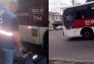 Homem furta ônibus e é preso após perseguição no Rio; veja vídeo