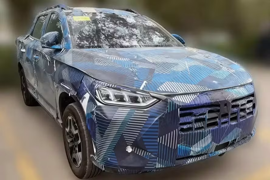 Inédita picape BYD em flagra feito na China
