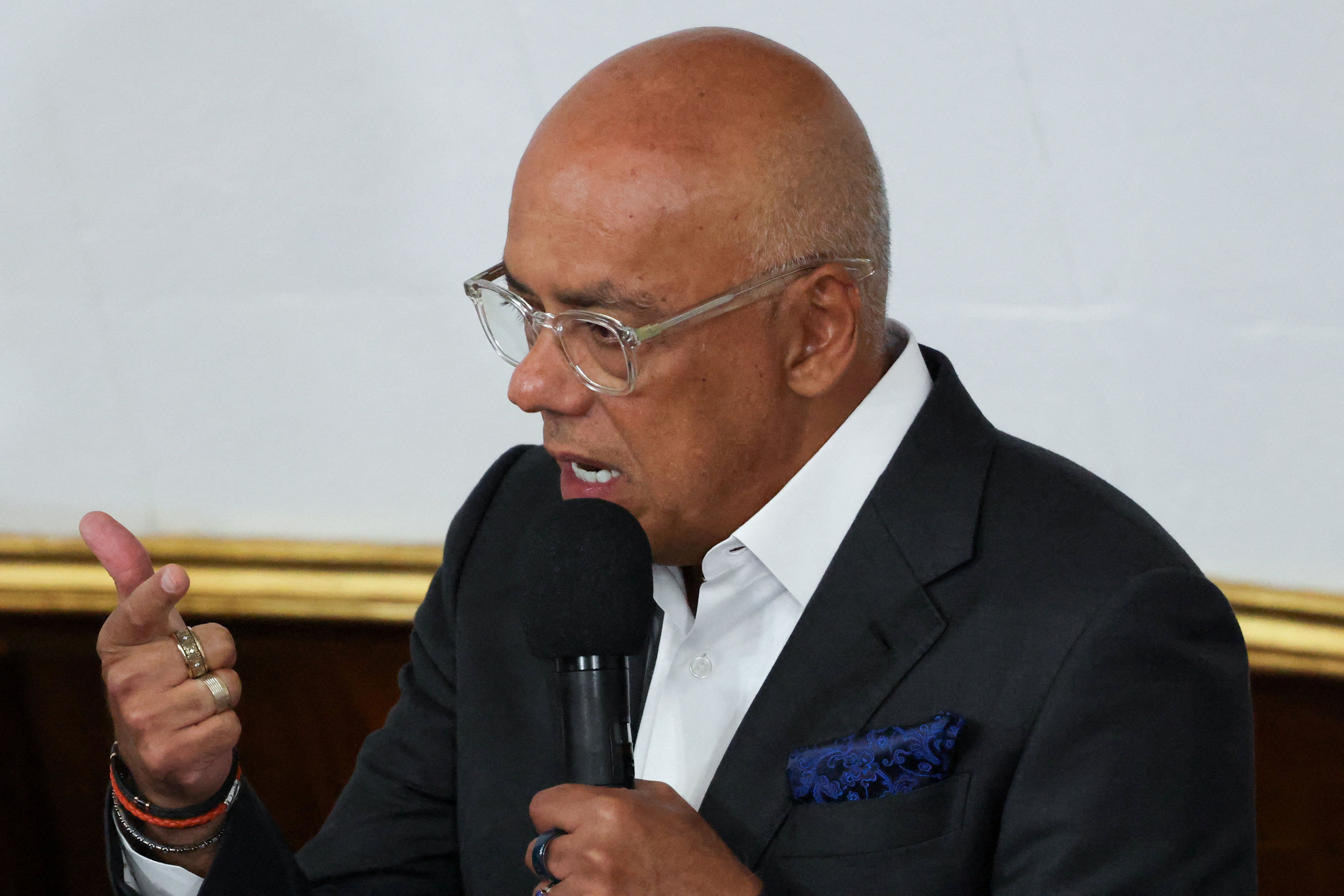 Jorge Rodríguez em Caracas