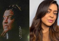 Carnaval 2026: drones iluminam céu de Salvador com rosto de Preta Gil