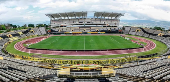Estádio Pueblo Nuevo, em San Cristóbal, na Venezuela.