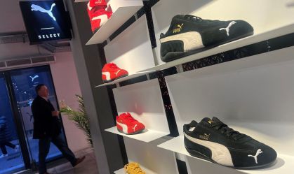 Tênis da Puma em loja da marca em Londres em 23/01/2025