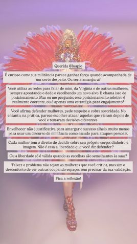 Musa da Estácio de Sá rebate críticas de Luana Piovani • Instagram/Ravena Hanniely