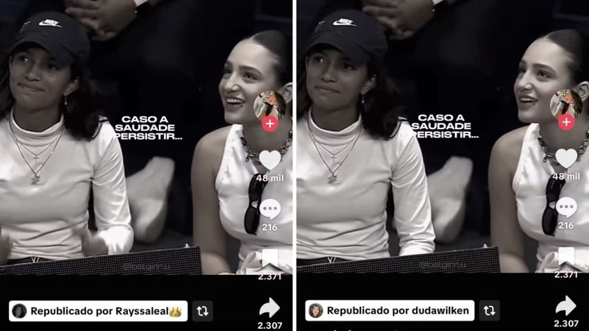 Fãs apontam romance entre Rayssa Leal e Duda Wilken • Reprodução/TikTok