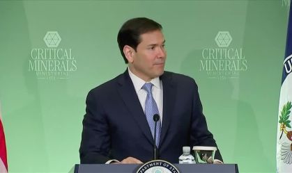Marco Rubio promove bloco comercial de minerais críticos