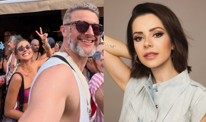 Sandy reage a fotos de Lucas Lima com nova namorada no Carnaval