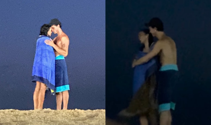 Bruna Marquezine e Shawn Mendes são vistos na praia do Rio de Janeiro