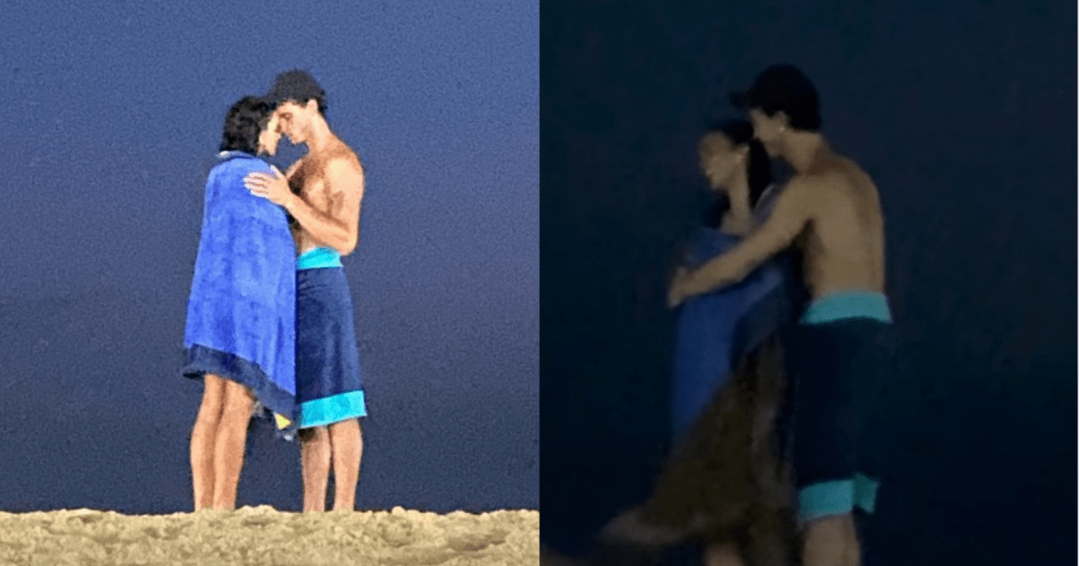 Bruna Marquezine e Shawn Mendes são vistos na praia do Rio de Janeiro