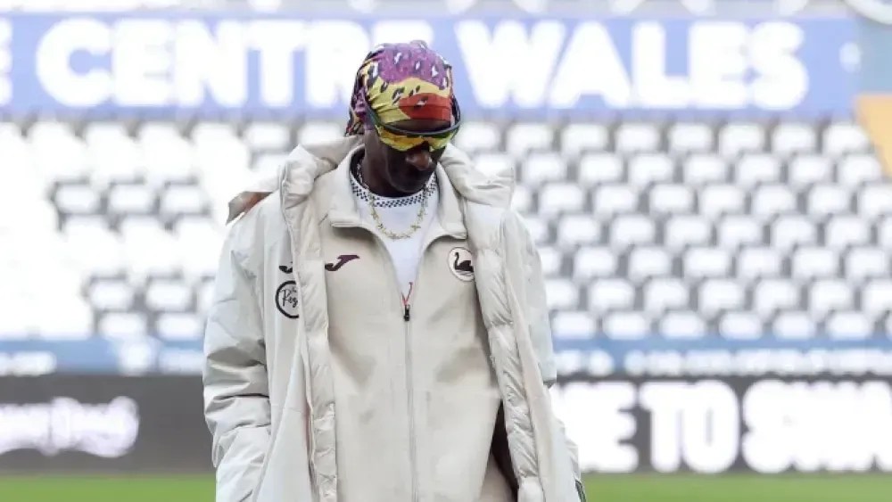 Snoop Dogg no Estádio Swansea.com.