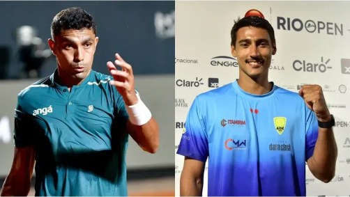 Thiago Monteiro e Igor Marcondes celebram vitórias no Rio Open.