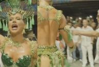 Virginia precisa ser resgatada ao "abandonar" bateria da Grande Rio