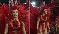Virginia recebe vaias em estreia como Rainha da Grande Rio; veja