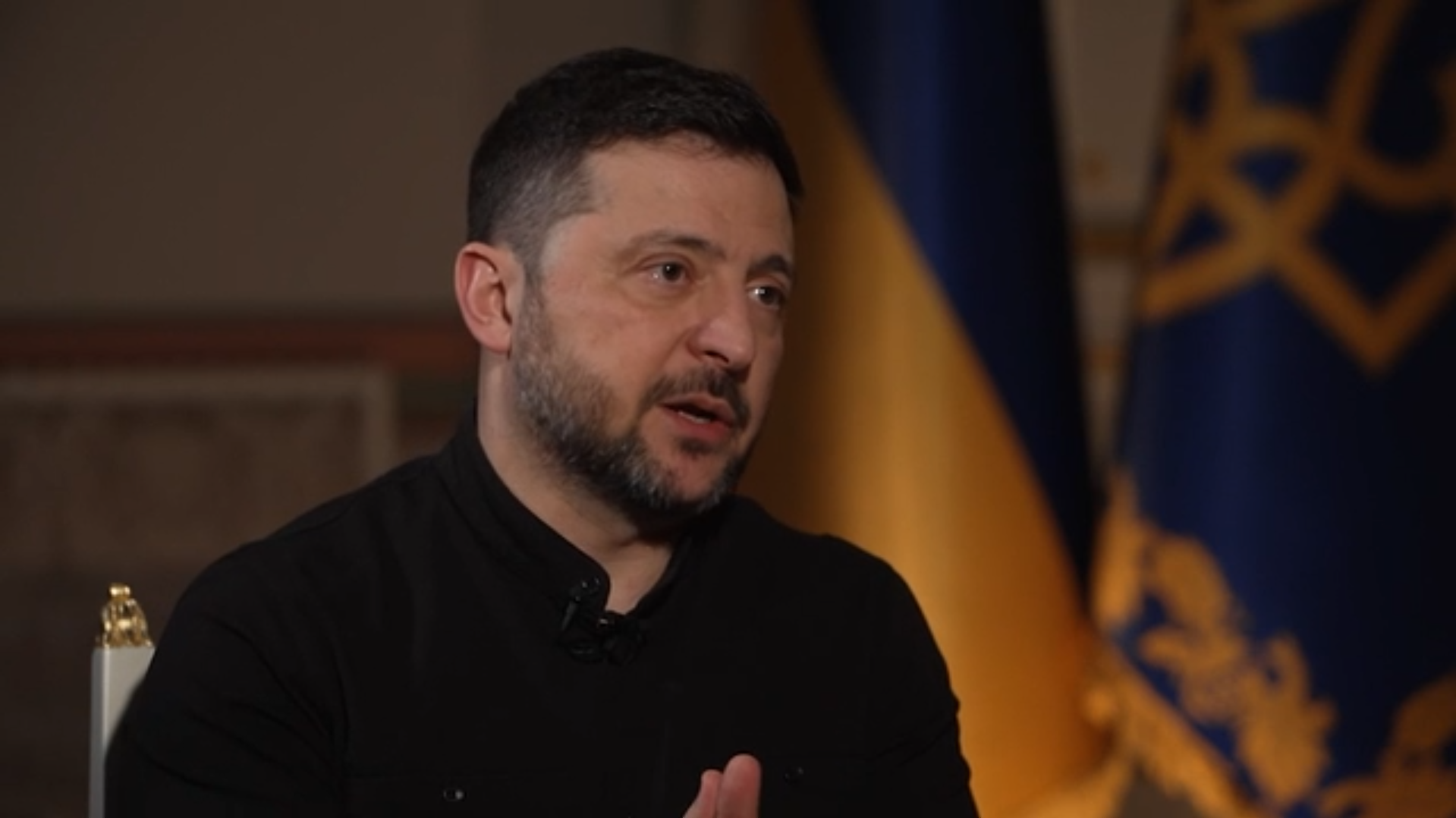 Volodymyr Zelensky em entrevista à CNN, em Kiev, Ucrânia, 23 de fevereiro de 2026