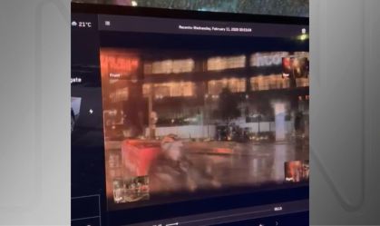 Imagem de destaque do post: Vídeo: câmera de Tesla filma momento de acidente que matou motociclista