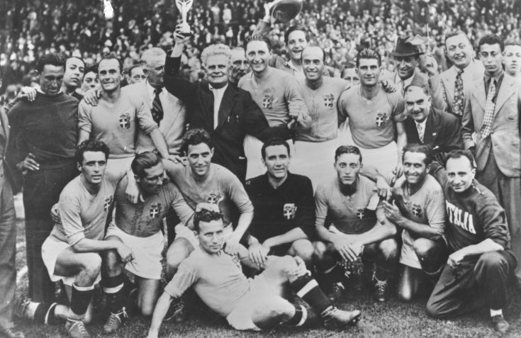 Itália campeã do mundo em 1938 • Keystone/Getty Images