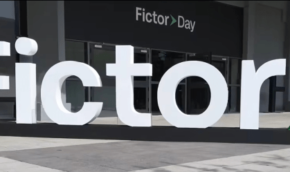 Logo do Grupo Fictor, empresa deRodrigo Góis, alvo da PF nesta quarta