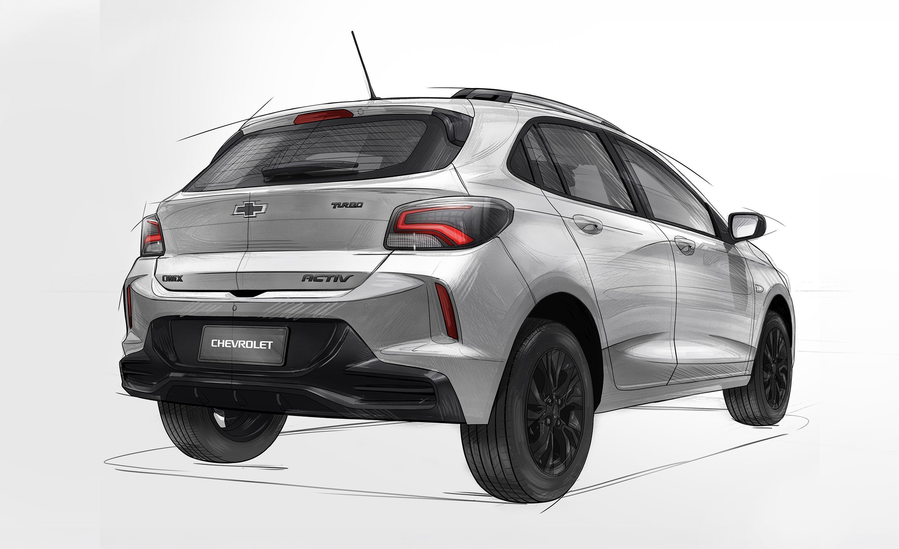 Chevrolet Onix Activ 2026: hatch aventureiro é opção aos B-SUVs • Divulgação