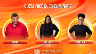 Enquete BBB 26: quem você quer eliminar no 8º Paredão?