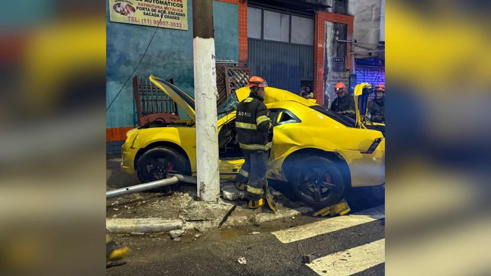 ACIDENTE PM CAMARO