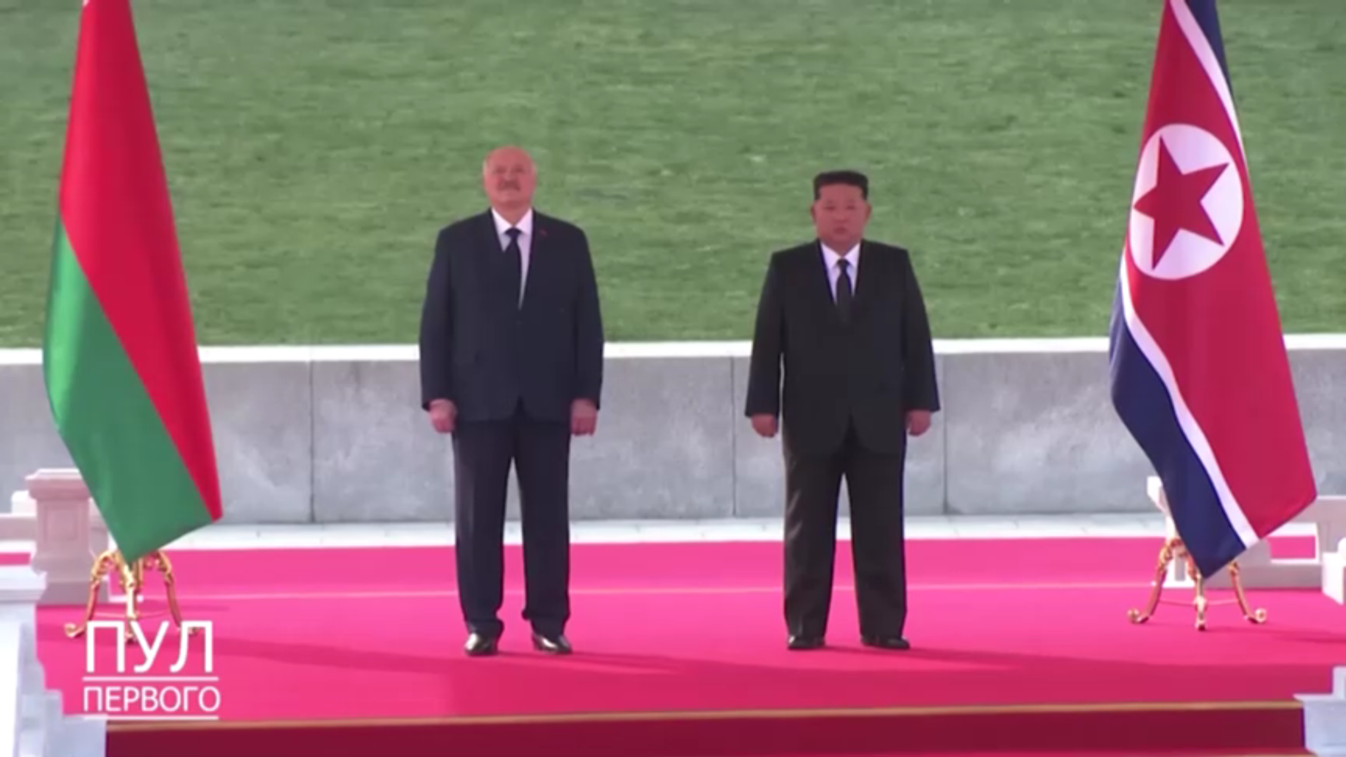 Alexandr Lukashenko e Kim Jong-un se encontram na Coreia do Norte