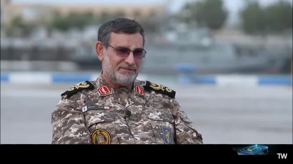 O comandante da Marinha da Guarda Revolucionária Islâmica, Alireza Tangsiri.