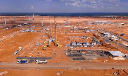 Fabrica de celulose da Arauco está em expansão no MS