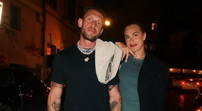 Aryna Sabalenka e o noivo Georgios Frangulis