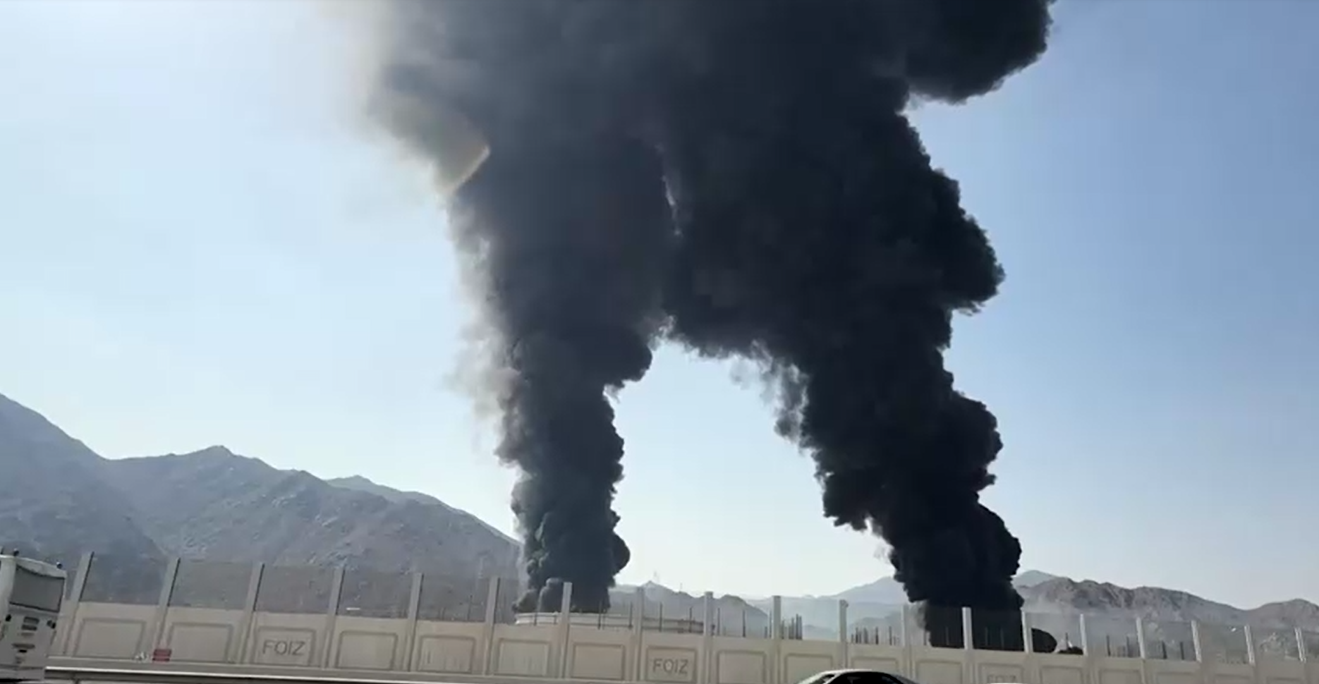Ataque de drones no porto de Fujairah, nos Emirados Árabes Unidos