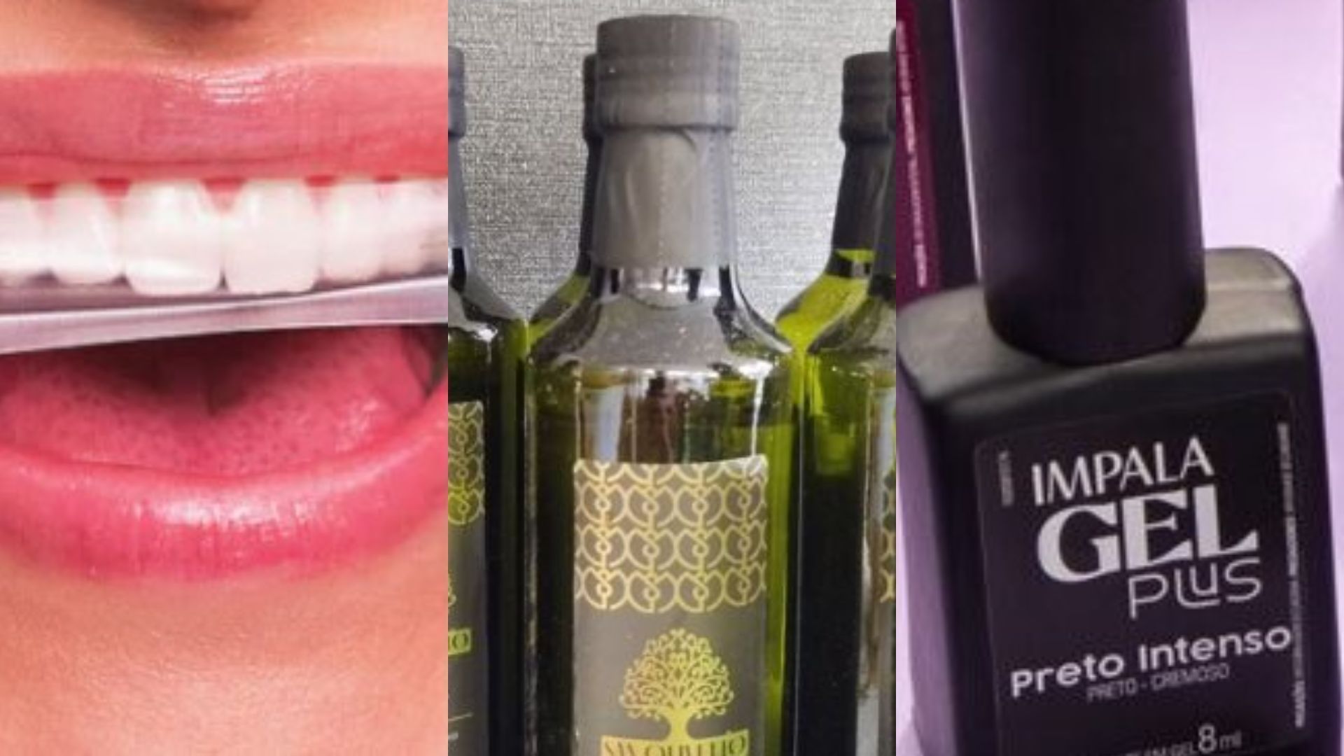 Azeite, esmalte e fita clareadora os produtos que a Anvisa mandou recolher