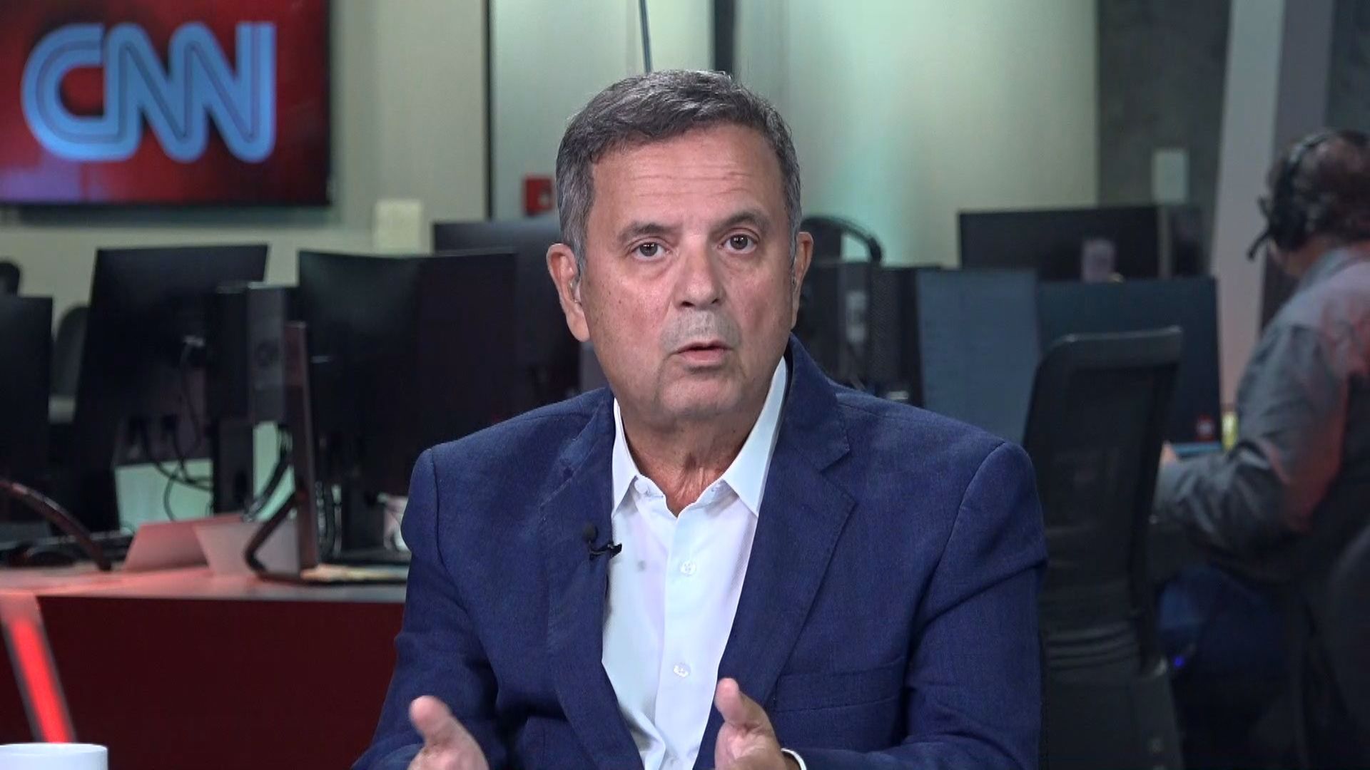 Rogério Marinho em entrevista à CNN