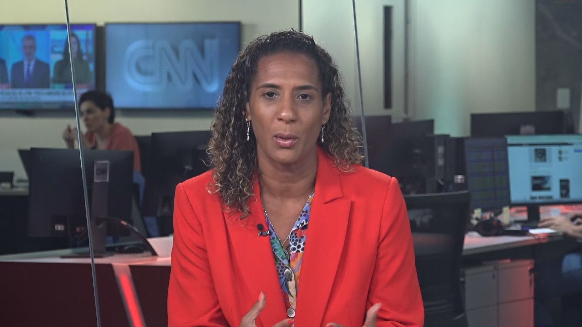 Anielle Franco em entrevista à CNN