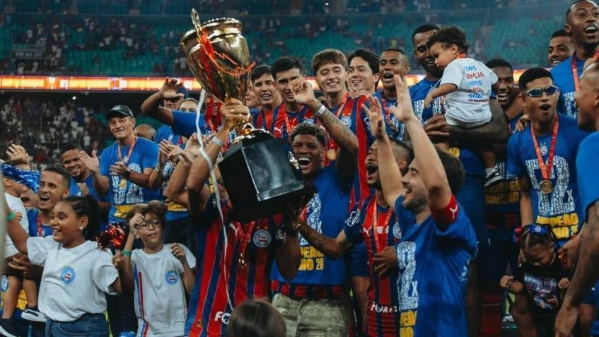 Bahia conquistou o título baiano • @fbfoficial