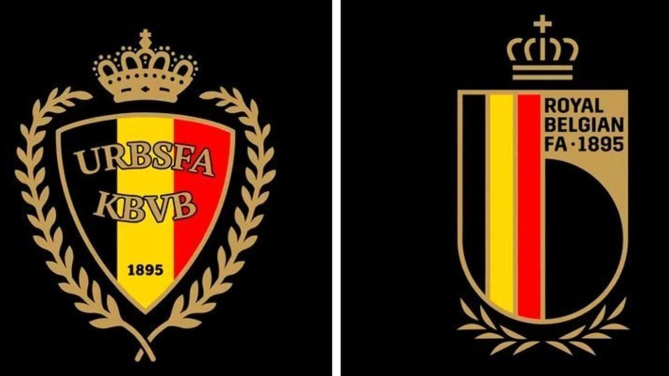 Evolução do escudo da Bélgica • Reprodução