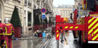 Incêndio atinge hotel de luxo em Paris