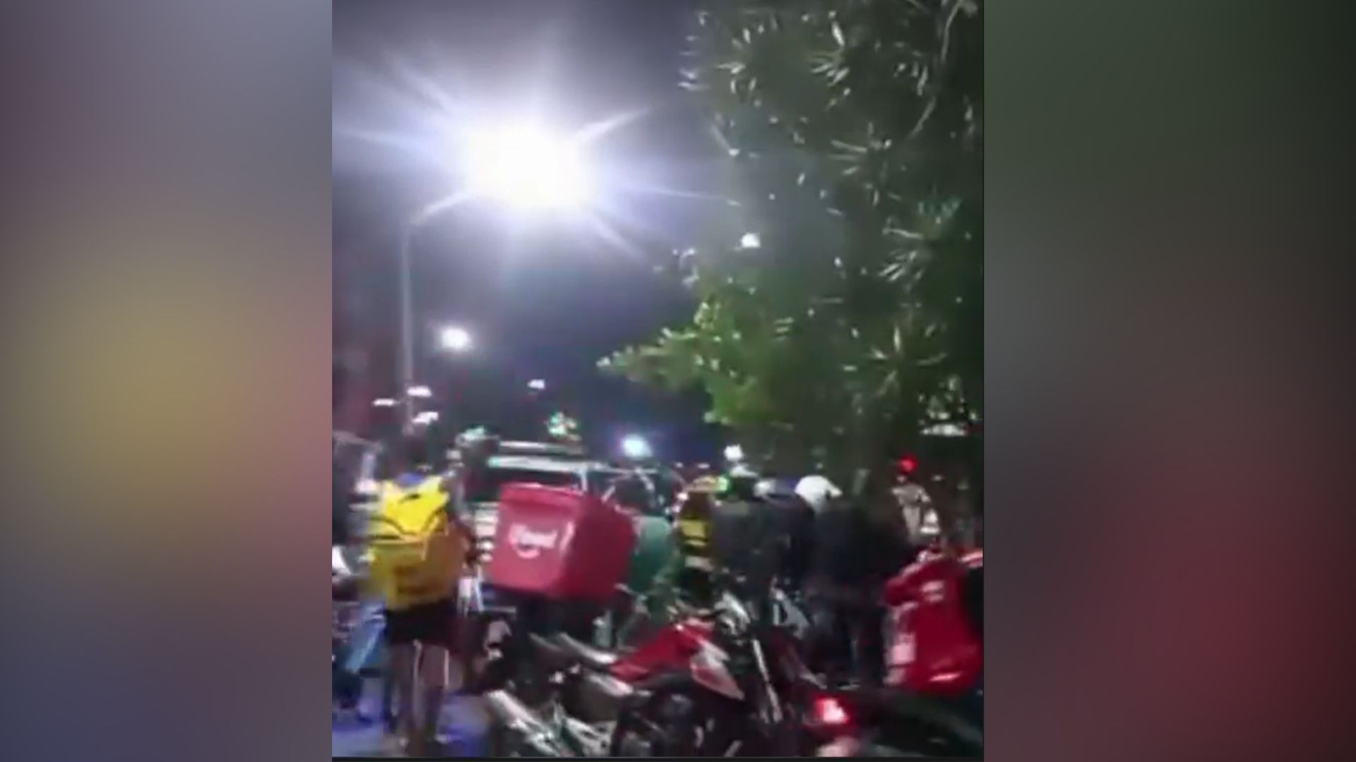 Briga motoboy esfaqueado