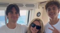 Após prisão, Britney Spears aproveita passeio de lancha com os filhos