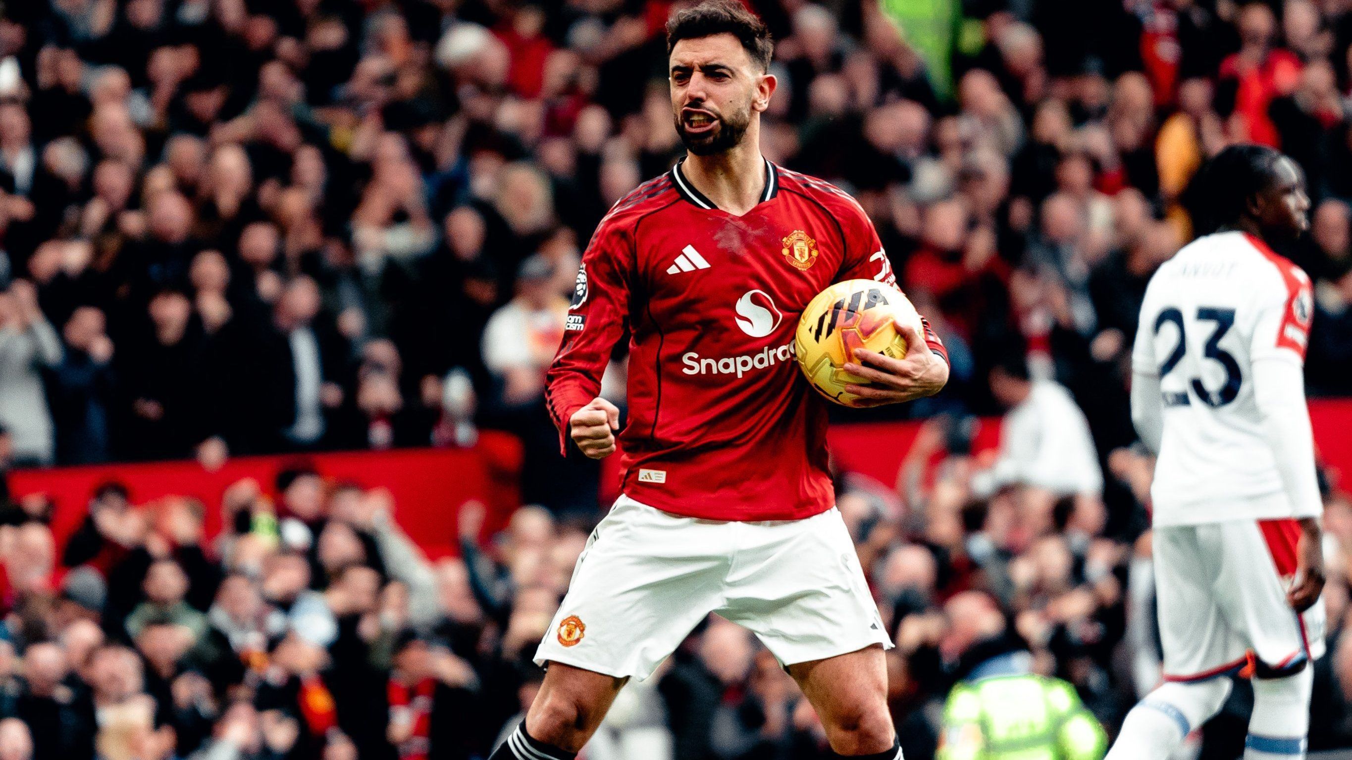 Bruno Fernandes marcou na vitória do United