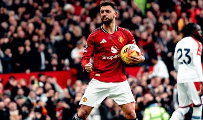 Bruno Fernandes marcou na vitória do United