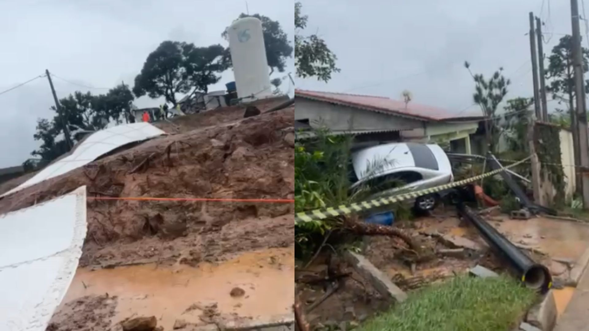 CAIXA DE AGUA SE ROMPE